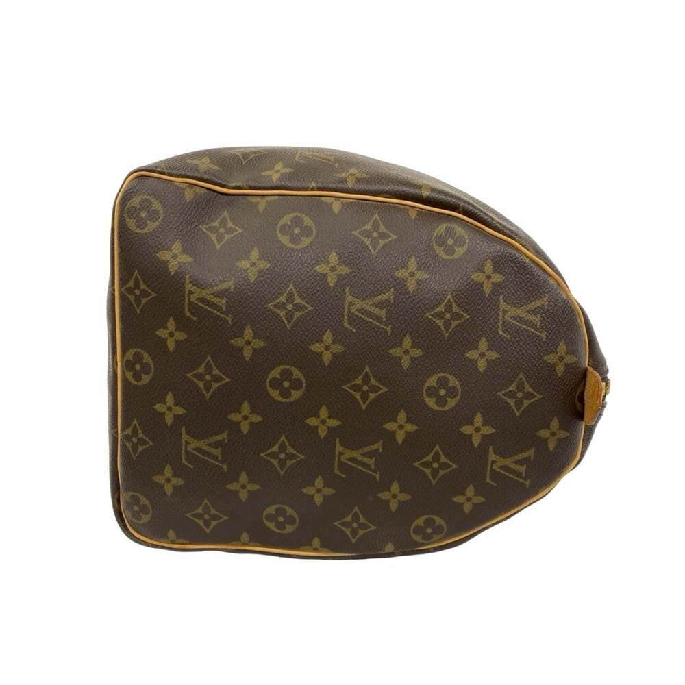 LOUIS VUITTON Vintage Brown Monogram Leather Keepall 45 Boston Bag - Picture 6 of 9